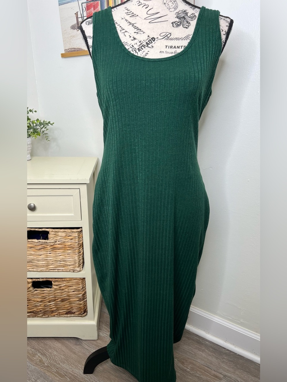 Ribbed Tank Dress